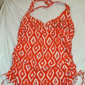 Lands End size 10 swim top